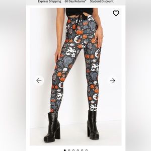 BlackMilk leggings Halloween size large. New condition.